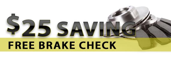 $25 Saving Free Brake Check